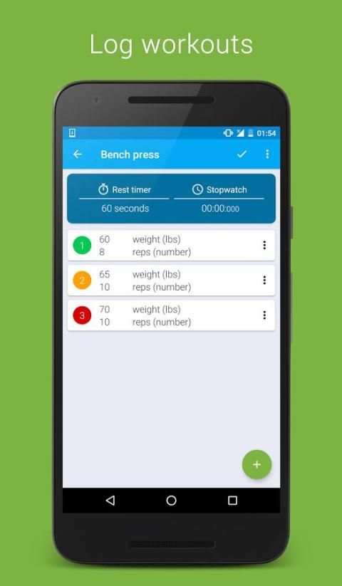 Tracker: Workout & Gym Log स्क्रीनशॉट 3
