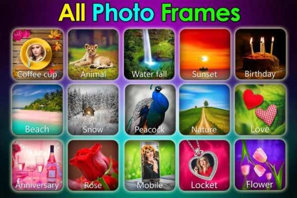 All in One Photo Frame Maker, Editor 2020 स्क्रीनशॉट 12