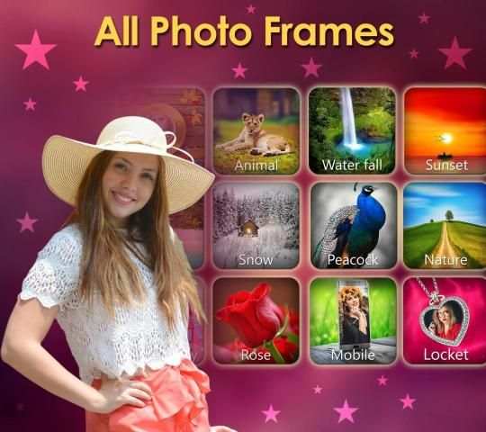 All in One Photo Frame Maker, Editor 2020 स्क्रीनशॉट 9