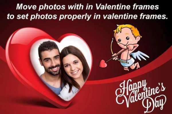 Valentine Day Photo Frame 2017 स्क्रीनशॉट 2
