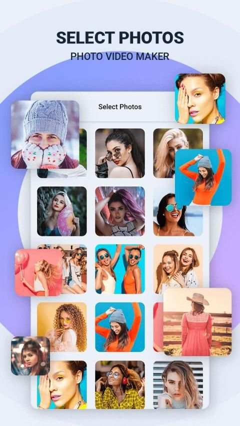 Video maker from photos with music - Video editor स्क्रीनशॉट 1
