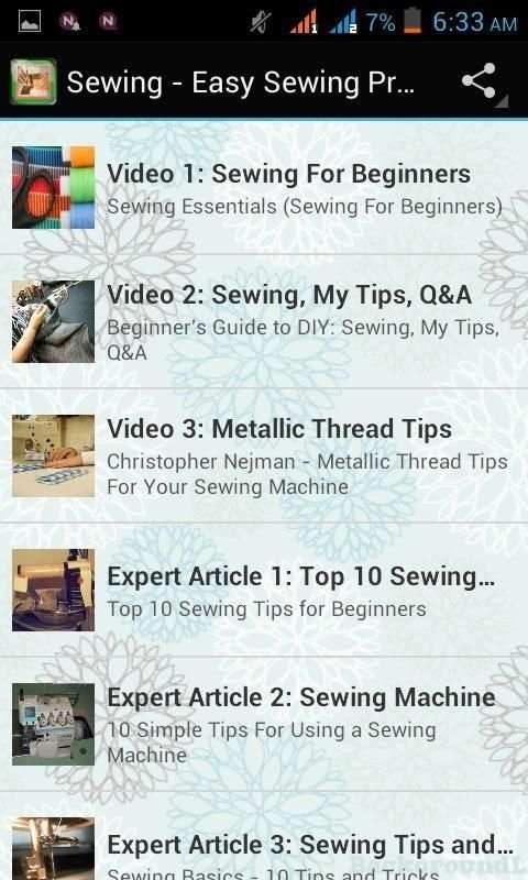 Sewing - Easy Sewing Projects скриншот 5