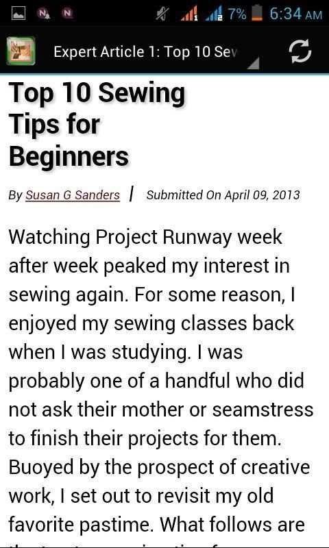Sewing - Easy Sewing Projects скриншот 4