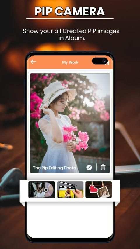 PIP Camera - PIP Photo Editor स्क्रीनशॉट 8