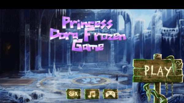 Princess Dora Frozen Game 4 تصوير الشاشة