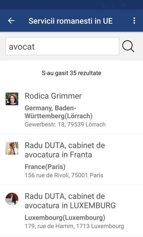 Servicii romanesti in U.E. screenshot 9