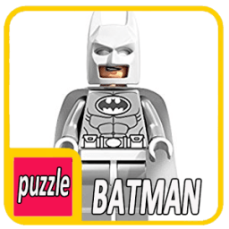 Puzzle Lego White Batman icon