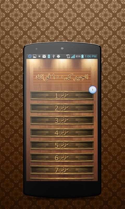 Anjeer K fawaid 4 تصوير الشاشة