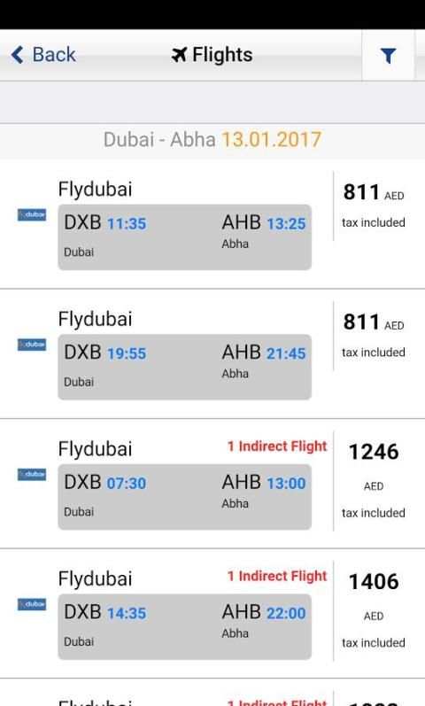 Flydubai Airlines screenshot 2