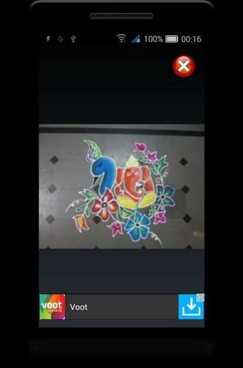 300+ Creative Rangoli Designs скриншот 1