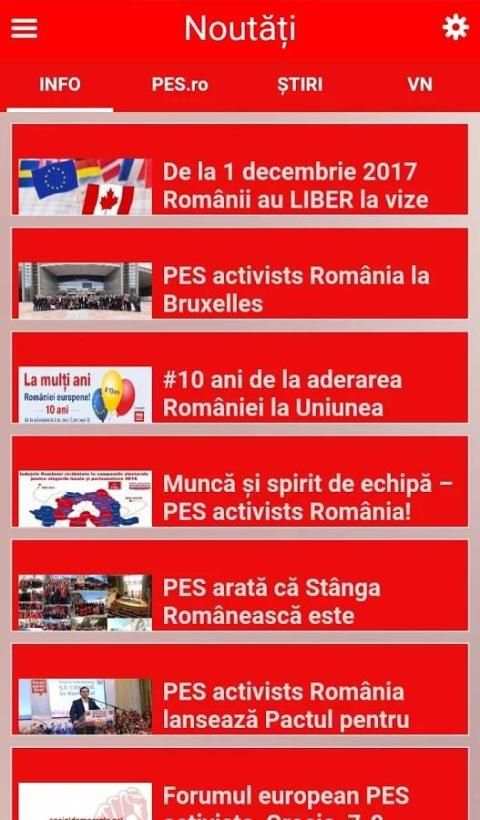 PES activists România screenshot 4
