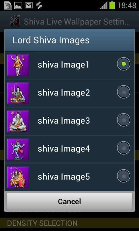Shiva live wallpaper स्क्रीनशॉट 5