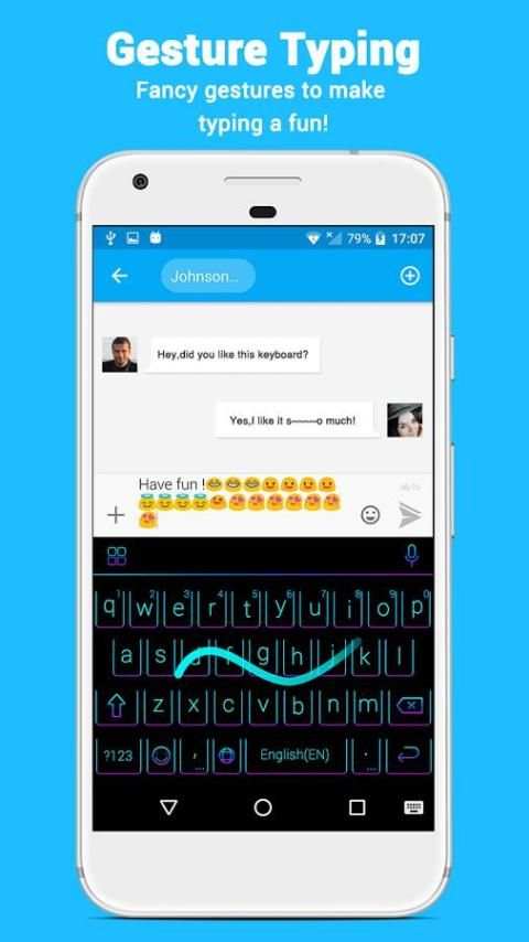 Smart Keyboard - WhatsApp GIF 2 تصوير الشاشة