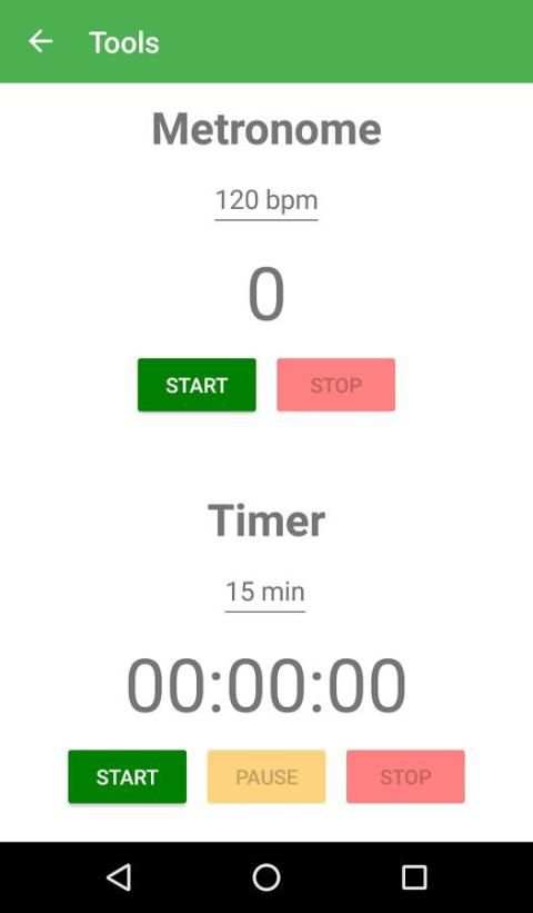 Musicians Practice Tracker 4 تصوير الشاشة