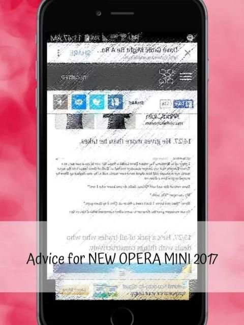NEW OPERA MINI 2017 BetaAdvice स्क्रीनशॉट 1