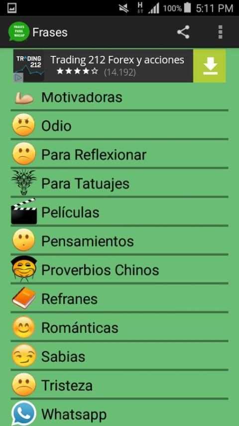 Frases para Whatsapp скриншот 5