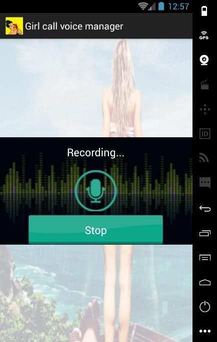 Girl call voice manager online 1 تصوير الشاشة