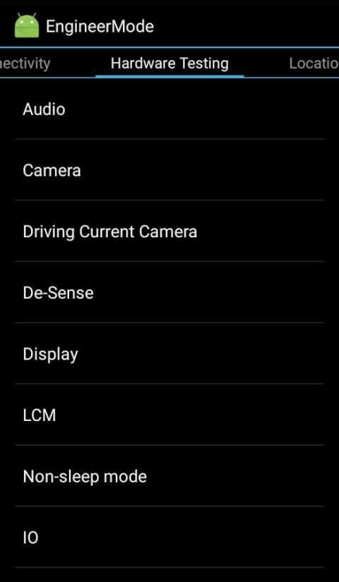 MTK Engineering Mode screenshot 3