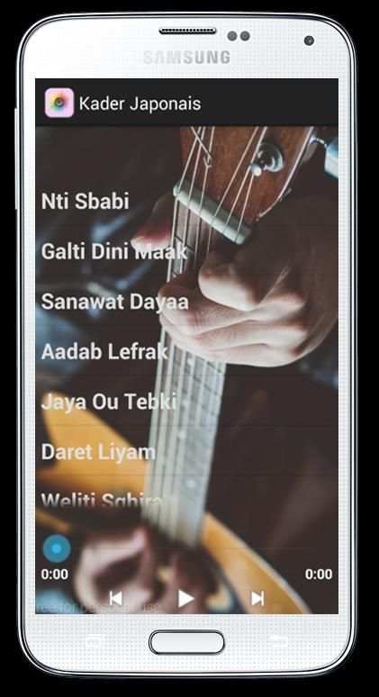 Kader Japonais Chansons screenshot 3