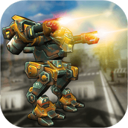 ikon Futuristic War Robot Battle 3D