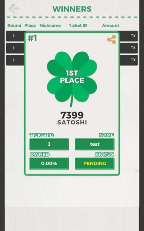 Free Bitcoin Raffle स्क्रीनशॉट 1