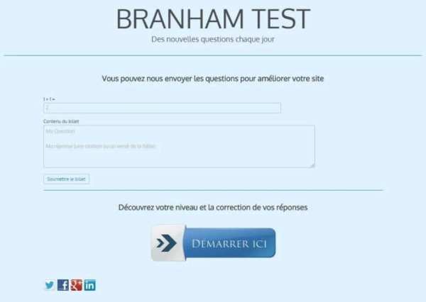 BRANHAM TEST screenshot 1