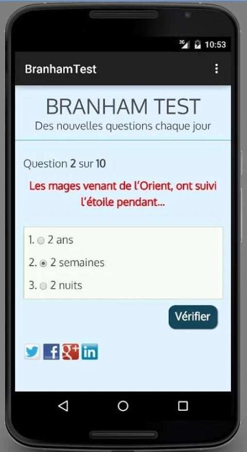 BRANHAM TEST screenshot 6