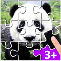 Puzzle Kids Animals & Car. Free jigsaw game!