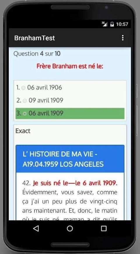 BRANHAM TEST screenshot 5