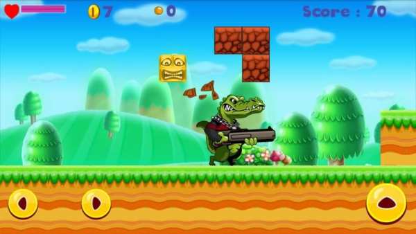 Angry Croco Jungle Adventure скриншот 8