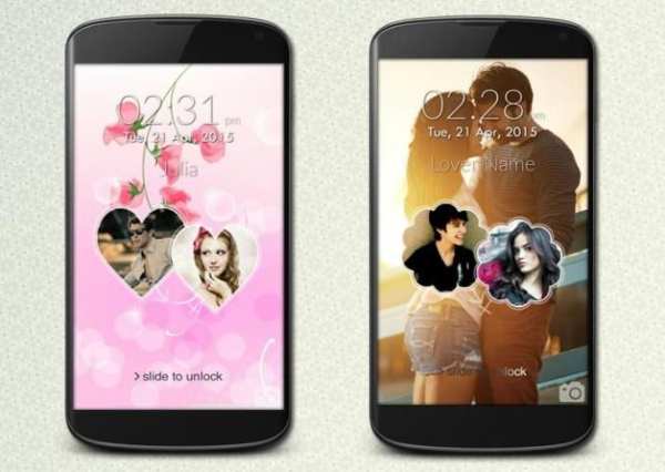 Couple Photo Lock Screen скриншот 1
