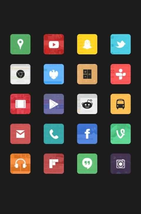 Peek Icon Pack 5 تصوير الشاشة