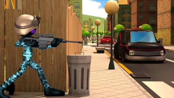Stickman Sniper Squad 2017 screenshot 3