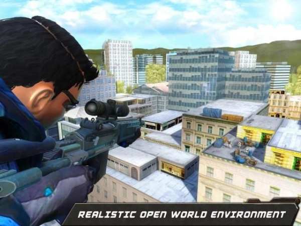 Hoverboard Sniper Shooter Team screenshot 2
