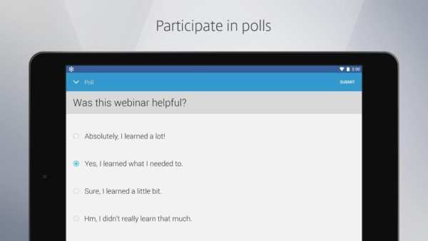 GoToWebinar скриншот 3