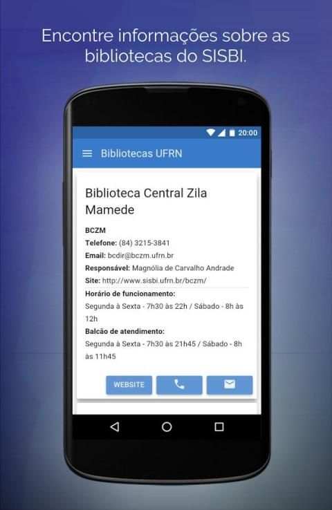 Bibliotecas UFRN screenshot 2