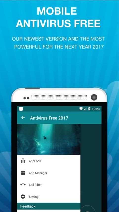 Antivirus 2017+ Free Ram Boost скриншот 1