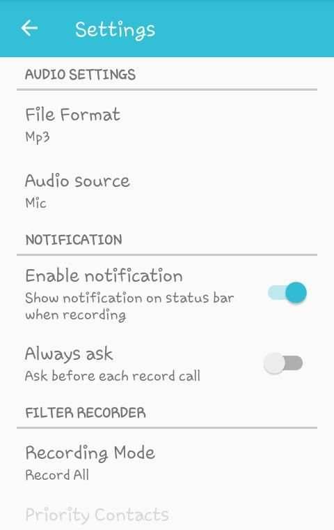 Hidden Call Recorder Automatic स्क्रीनशॉट 4