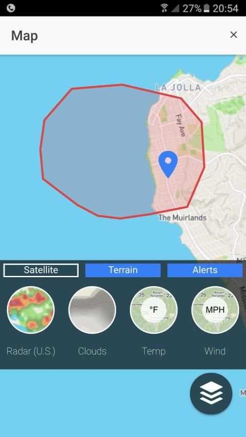 Weather Alarm screenshot 1