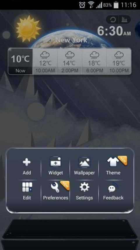 Next Ice World 3D Theme स्क्रीनशॉट 3