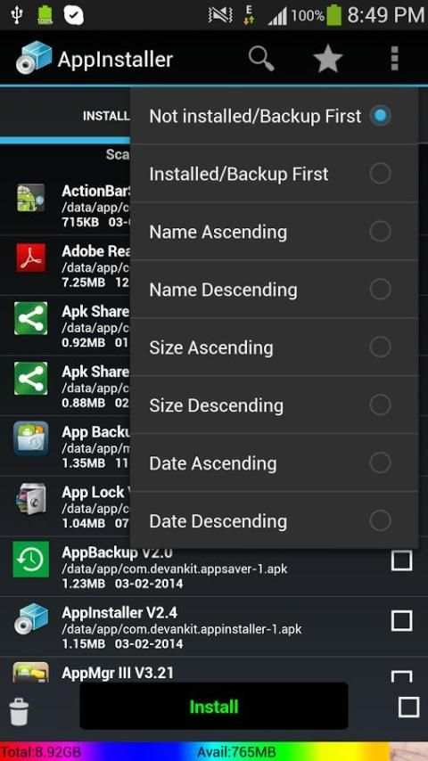 Apk installer For Android 2 تصوير الشاشة