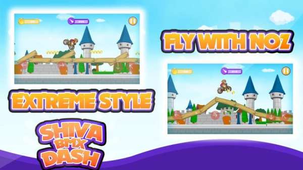 Shiva BMX Dash - Rider Bicycle скриншот 1