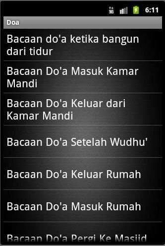 Aplikasi Kumpulan Do'a 1 تصوير الشاشة