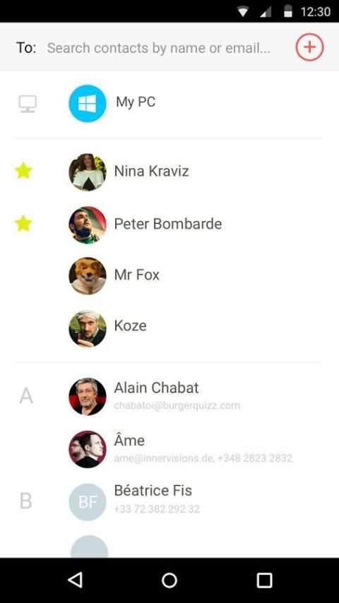 File transfer by Infinit screenshot 5