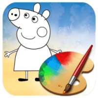 Learn How To Draw Pep pig on 9Apps