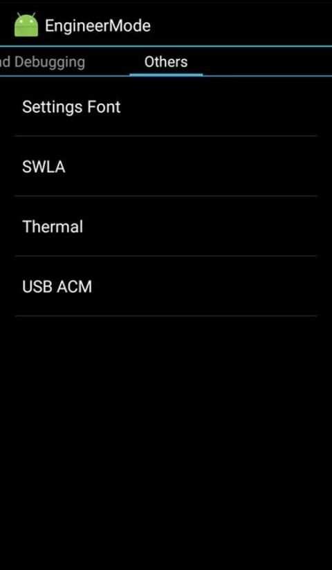 Mediatek Engineer Mode Pro स्क्रीनशॉट 1