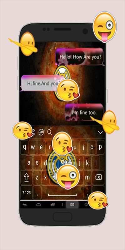 Keyboard Go: Los Blancos скриншот 1