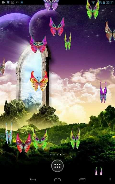 Nice Butterflies on Screen 1 تصوير الشاشة