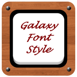 Galaxy Font Style أيقونة