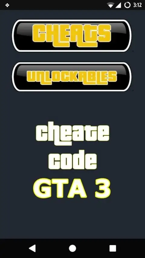 Cheat Codes for GTA 3 9 تصوير الشاشة